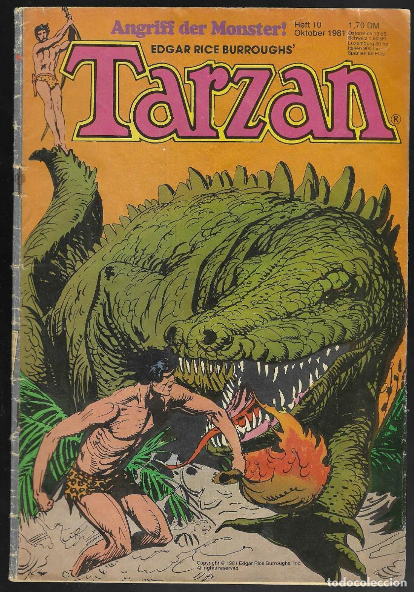C&oacute;mics: TARZAN -- EN ALEM&Aacute;N -- OCTUBRE DE 1981 - Foto 1