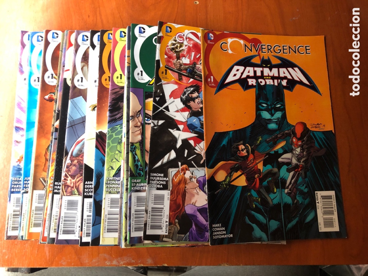 C&oacute;mics: CONVERGENCE DC COMICS-22 COMICS-TODOS N&deg;1-EN INGLES. - Foto 1