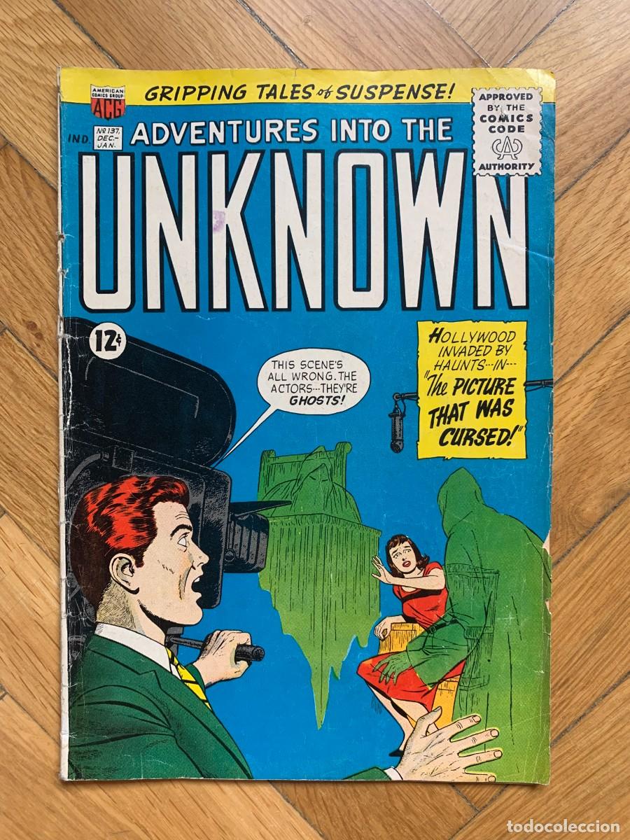 C&oacute;mics: Adventures Into The Unknown 137 - ACG Comics 1963 - Foto 1