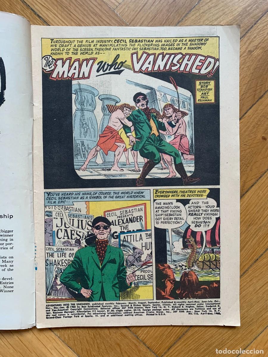 C&oacute;mics: Adventures Into The Unknown 116 - ACG Comics 1960 - Al Williamson - Foto 2