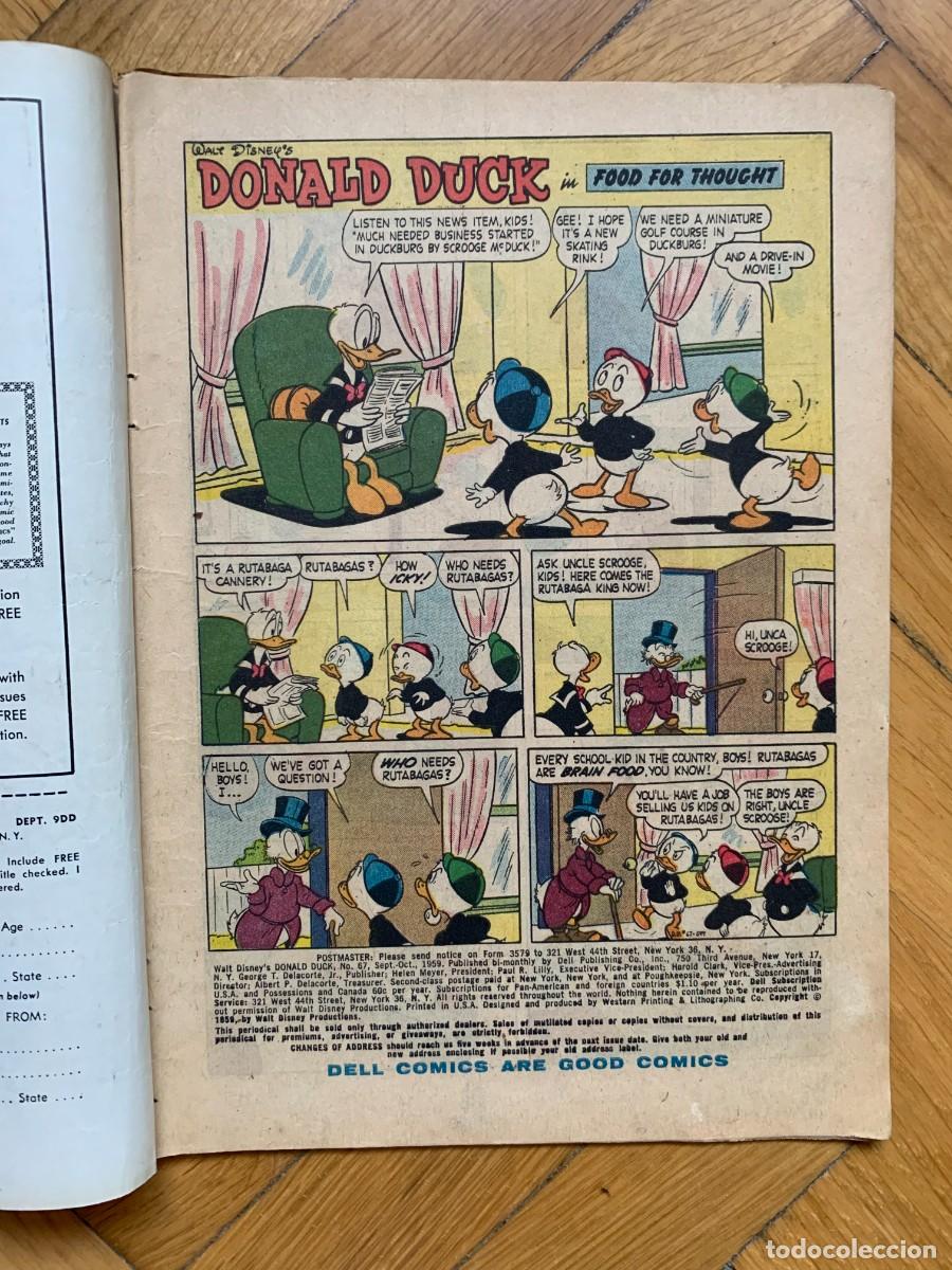 C&oacute;mics: Donald Duck 67 - Dell 1959 - A1 - Foto 3
