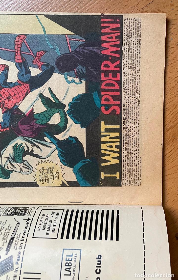 C&oacute;mics: SPIDER MAN Numero 59, COMIC USA, 1985 - Foto 2