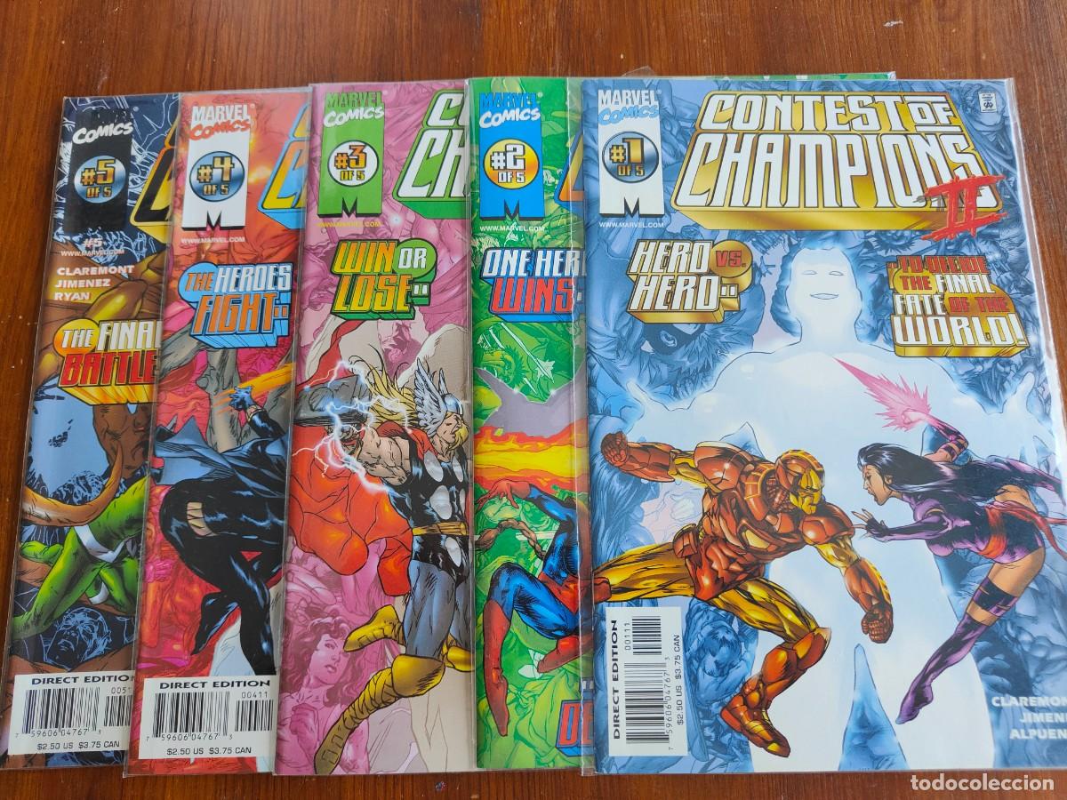 Comics: Contest of Champions II 1 2 3 4 5 Complete Marvel 1999