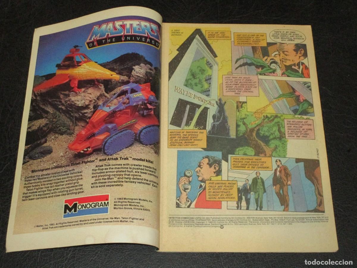 C&oacute;mics: DETECTIVE COMICS n&ordm; 534 &ndash; BATMAN - DC Comics 1984- C&Oacute;MIC ORIGINAL AMERICANO. - Foto 3