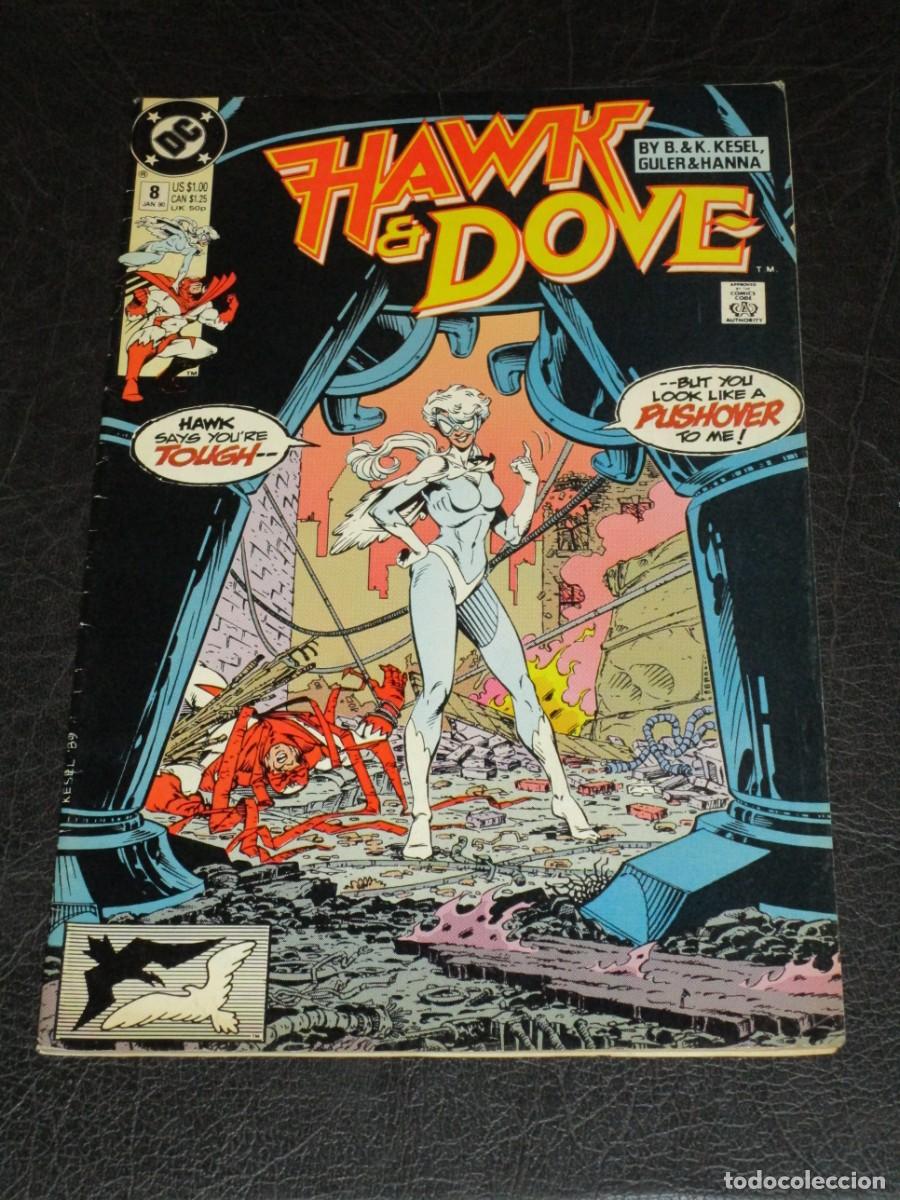 C&oacute;mics: HAWK and DOVE n&ordm; 8 - DC Comics 1990 - C&Oacute;MIC ORIGINAL AMERICANO. - Foto 1
