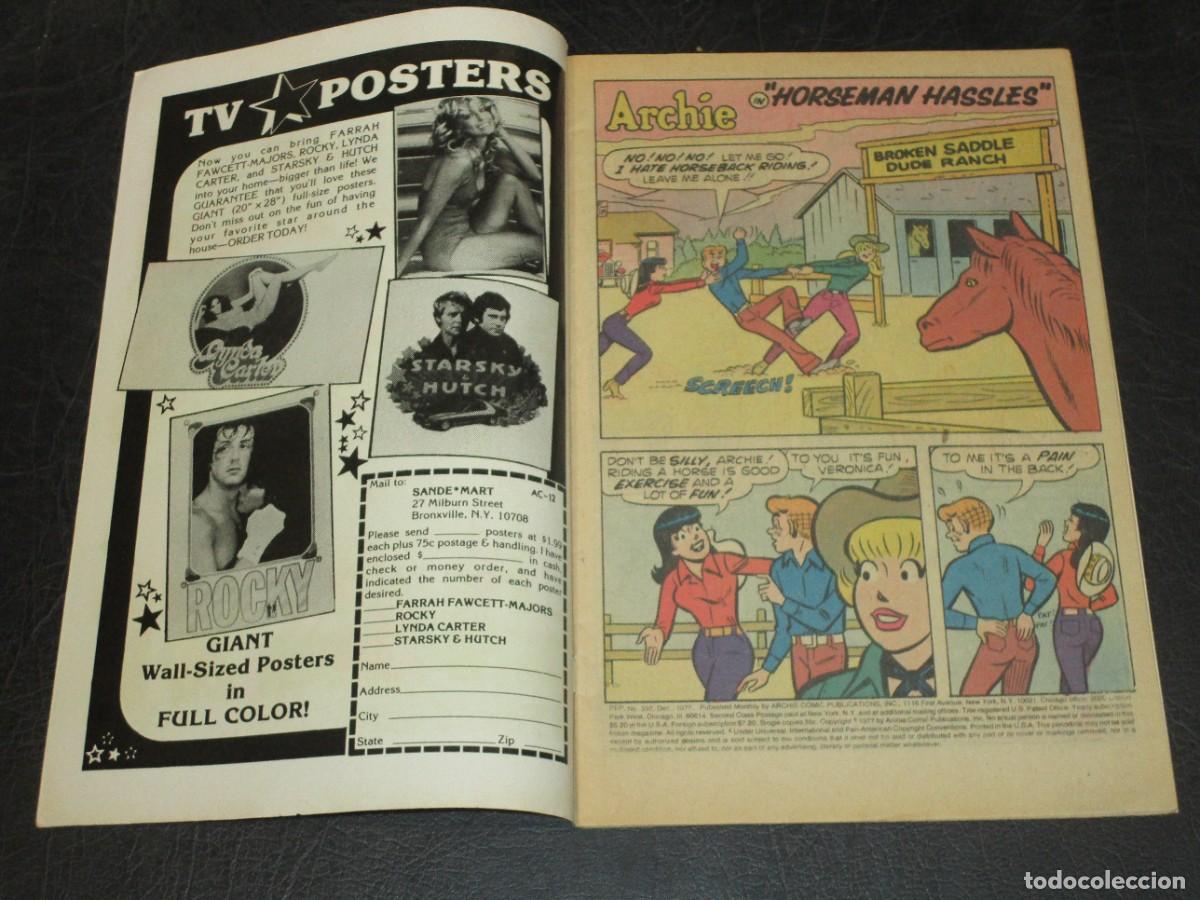 C&oacute;mics: COMIC PEP N&ordm; 332 &ndash; ARGHIE COMIC 1977 - C&Oacute;MIC ORIGINAL AMERICANO - Foto 3