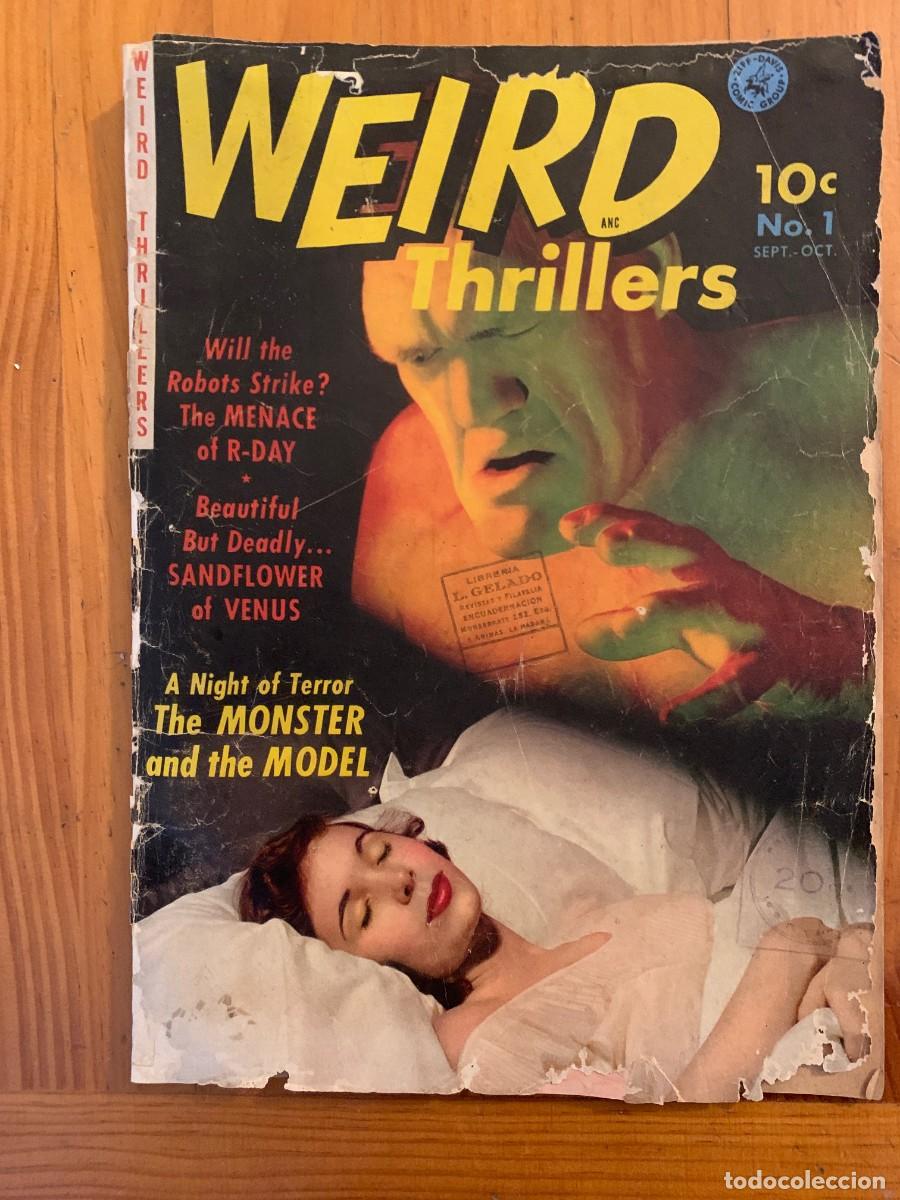 Fumetti: Weird Thrillers N&ordm; 1 comic de horror original USA de 1951 en ingl&eacute;s tipo Novaro y La Prensa