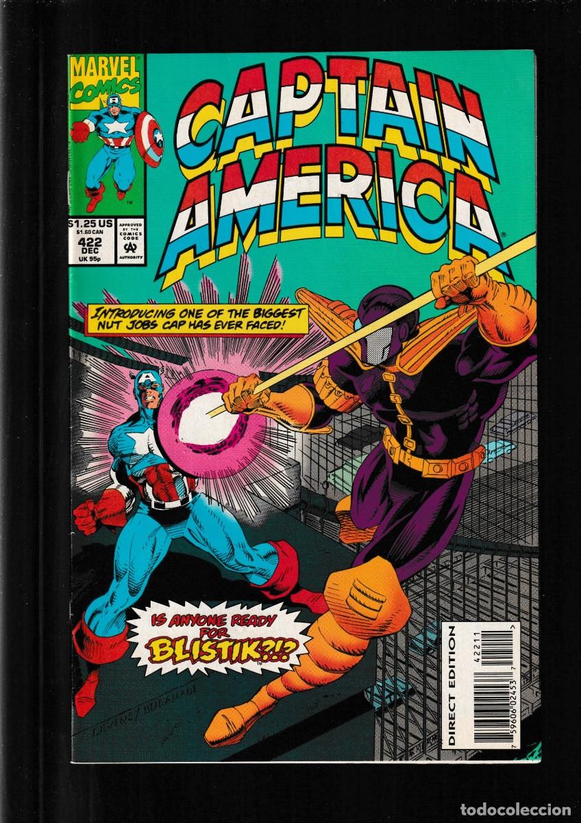 C&oacute;mics: CAPTAIN AMERICA 422 - MARVEL 1993 VFN/NM - Foto 1
