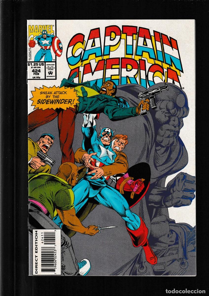 C&oacute;mics: CAPTAIN AMERICA 424 - MARVEL 1994 VFN/NM - Foto 1