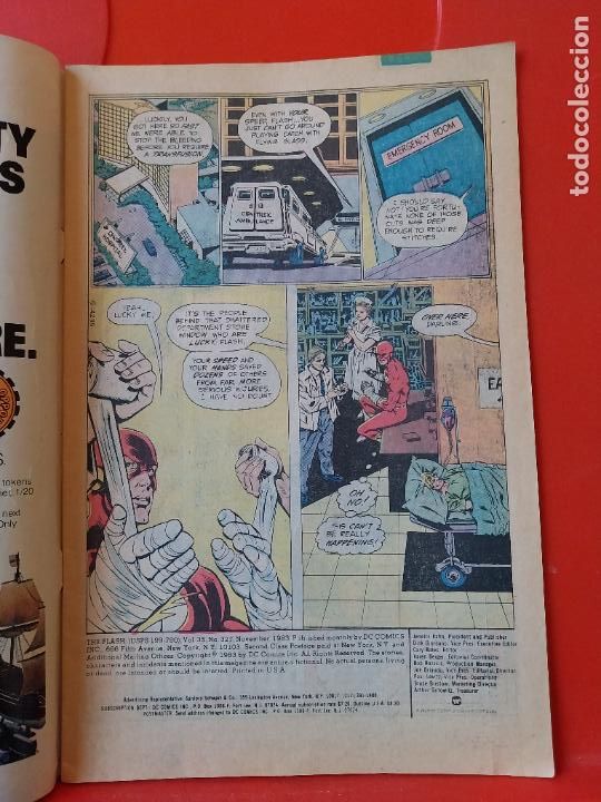 C&oacute;mics: The Flash DC Comics n&ordm; 327 1983 en ingles - Foto 4