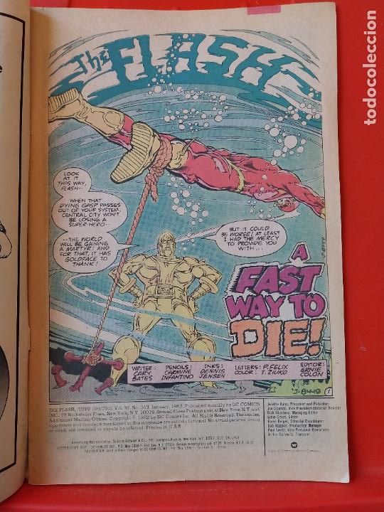 C&oacute;mics: Tebeo Flash Dc Comics n&ordm; 317 1983 esta en ingles - Foto 3
