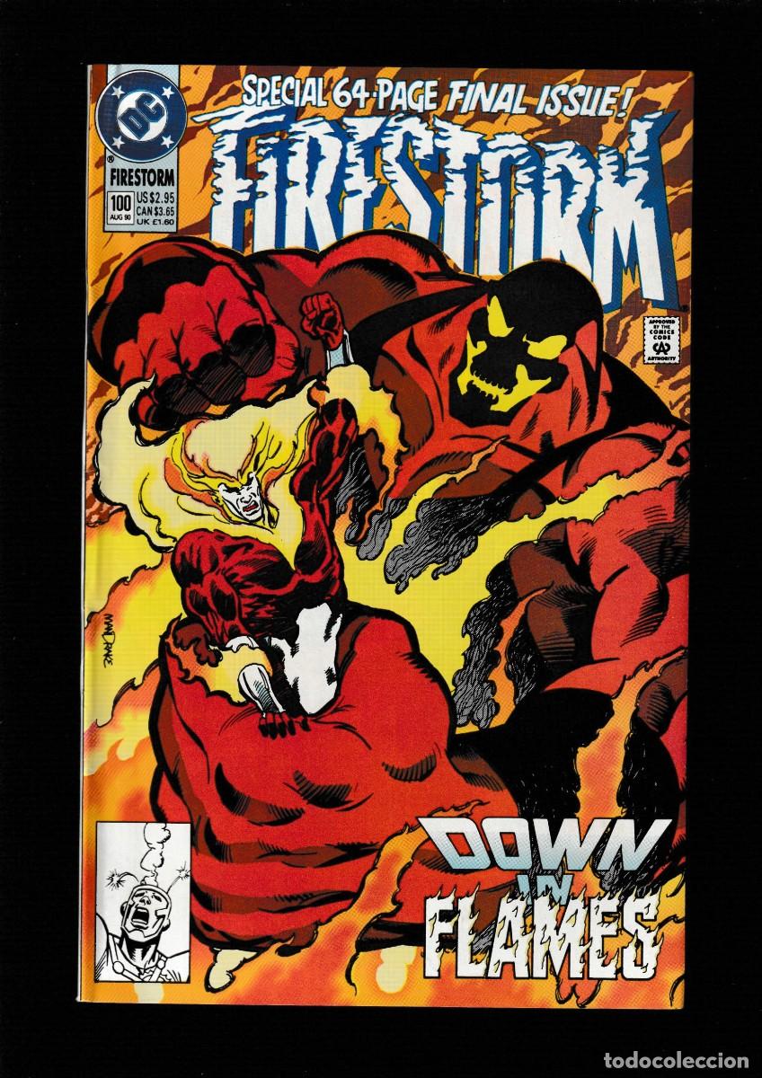 C&oacute;mics: FIRESTORM 100 - DC 1990 VFN GIANT SIZE FINAL ISSUE / OSTRANDER & MANDRAKE - Foto 1