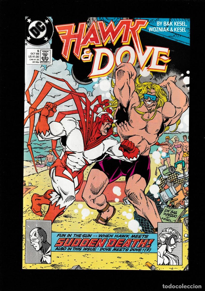 C&oacute;mics: HAWK & DOVE 5 - DC 1989 VFN/NM - Foto 1