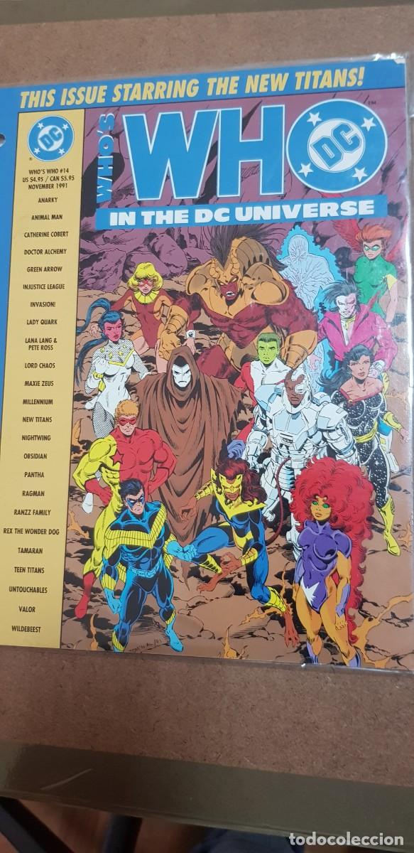 Fumetti: WHO'S un the DC UNIVERSE 14 ( FICHAS DC dedicado a NEW TITANS).Tapa BLANDA en ingles.