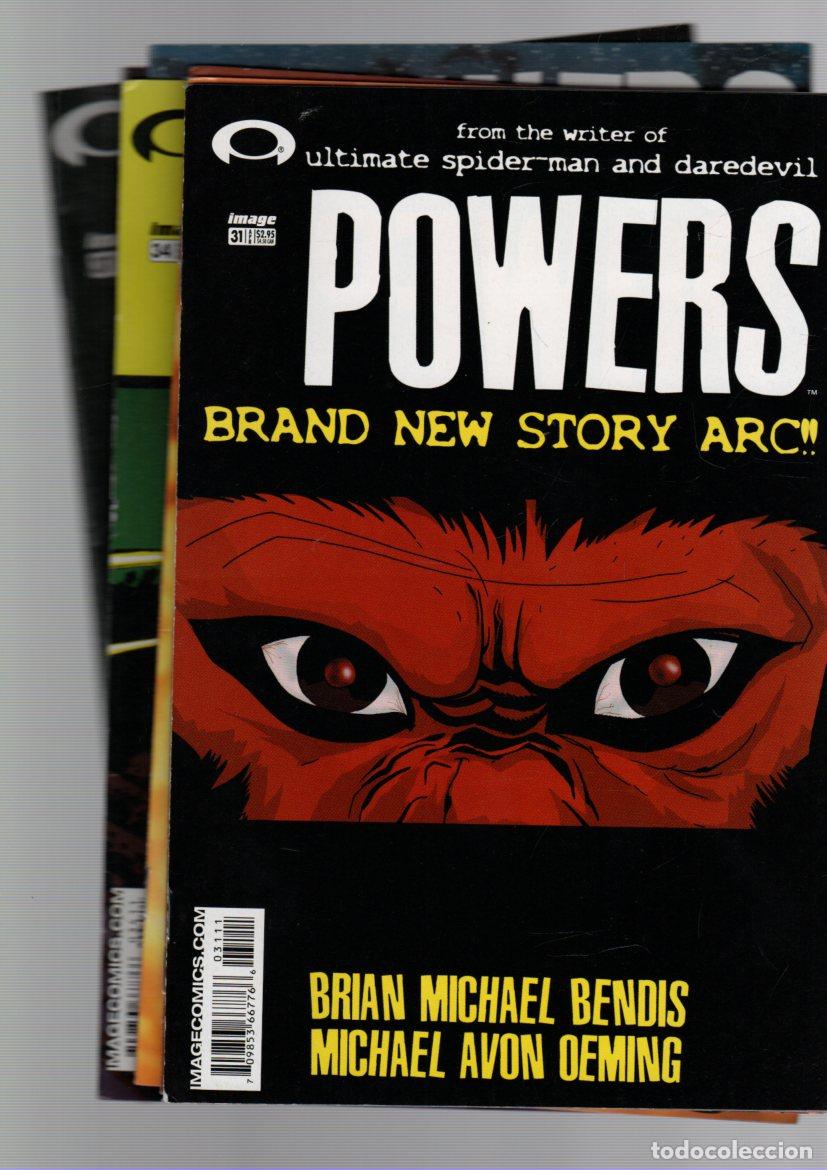 C&oacute;mics: POWERS. N&ordm; 31 AL 37 BENDIS OEMING. IMAGE 2003 1&ordf; EDICION. EN INGLES - Foto 1