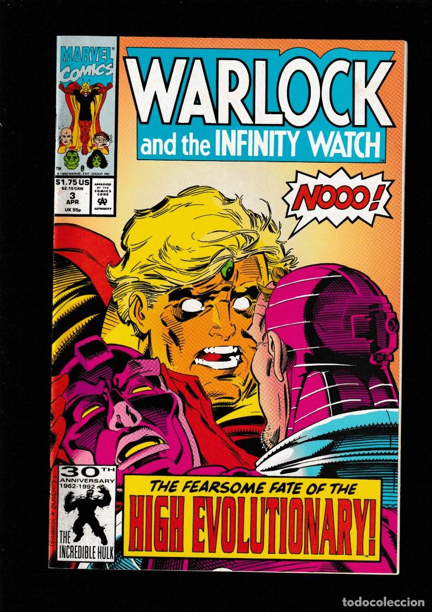 C&oacute;mics: WARLOCK AND THE INFINITY WATCH 3 - MARVEL 1992 VFN/NM / HIGH EVOLUTIONARY - Foto 1