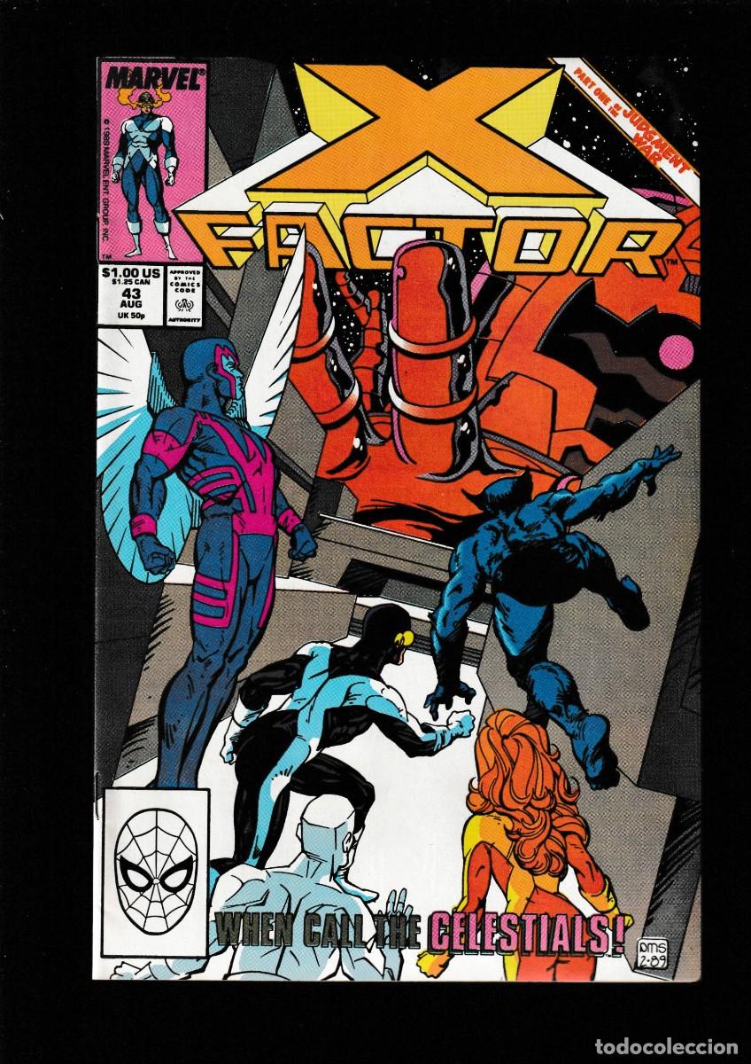 C&oacute;mics: X-FACTOR 43 - MARVEL 1989 VFN/NM / SIMONSON & SMITH / JUDGMENT WAR / CELESTIALS - Foto 1