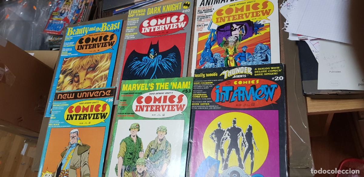 Comics: COMICS INTERVIEW MAGAZINE U.S.A ( lote 5 numeros ) EN INGLES ( MIRAR DESCRIPCI&Oacute;N)