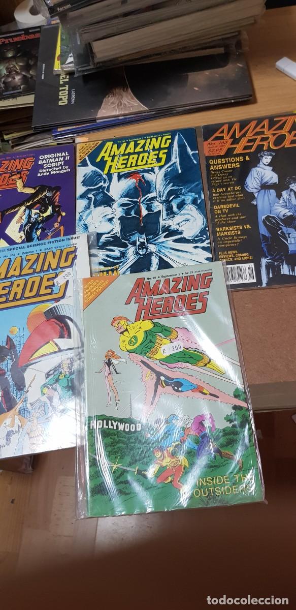 Comics: AMAZING HEROES MAGAZINE U.S.A ( lote 5 numeros ) EN INGLES ( MIRAR DESCRIPCI&Oacute;N)