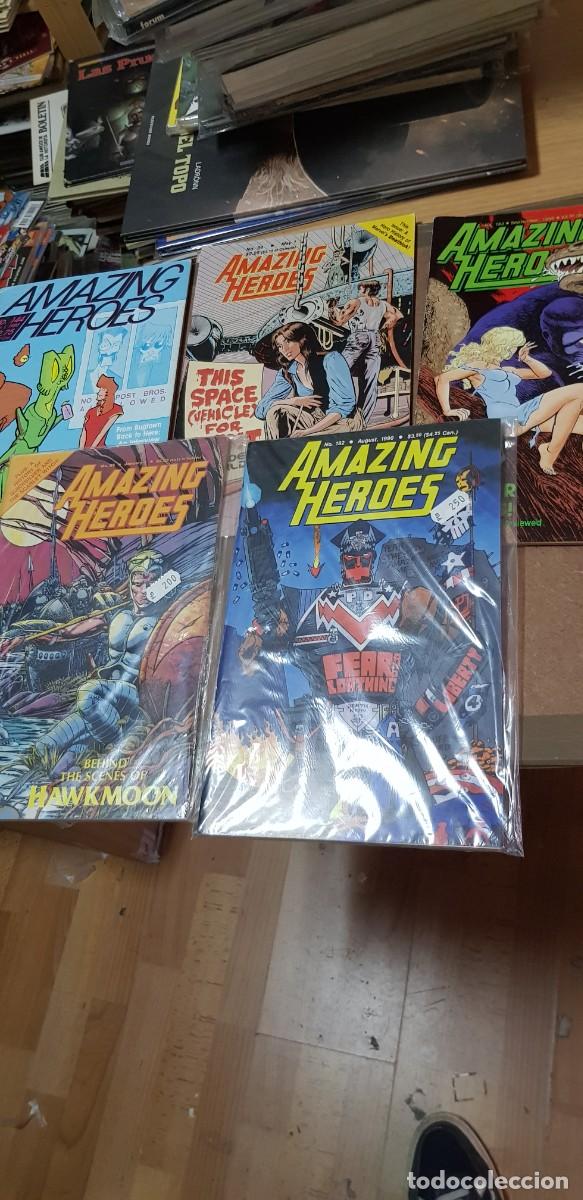 Comics: AMAZING HEROES MAGAZINE U.S.A ( lote 5 numeros ) EN INGLES ( MIRAR DESCRIPCI&Oacute;N)