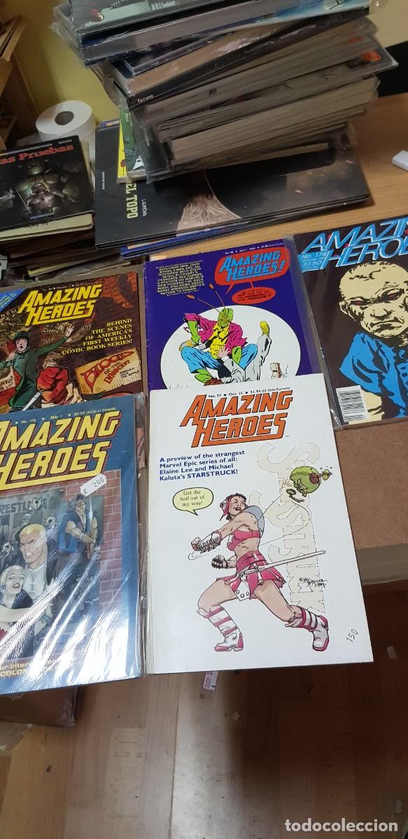 Comics: AMAZING HEROES MAGAZINE U.S.A ( lote 5 numeros ) EN INGLES ( MIRAR DESCRIPCI&Oacute;N)