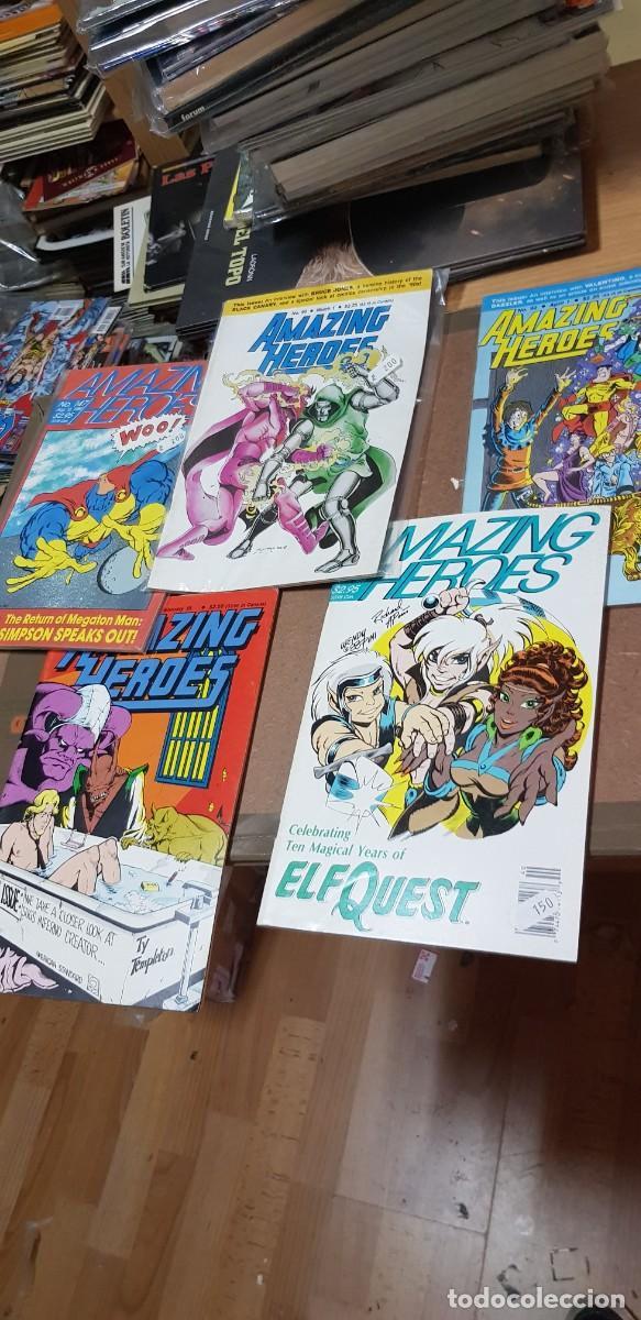 Comics: AMAZING HEROES MAGAZINE U.S.A ( lote 5 numeros ) EN INGLES ( MIRAR DESCRIPCI&Oacute;N)