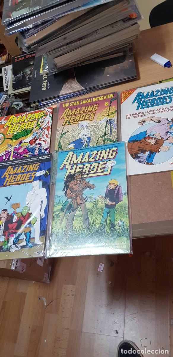 Comics: AMAZING HEROES MAGAZINE U.S.A ( lote 5 numeros ) EN INGLES ( MIRAR DESCRIPCI&Oacute;N)