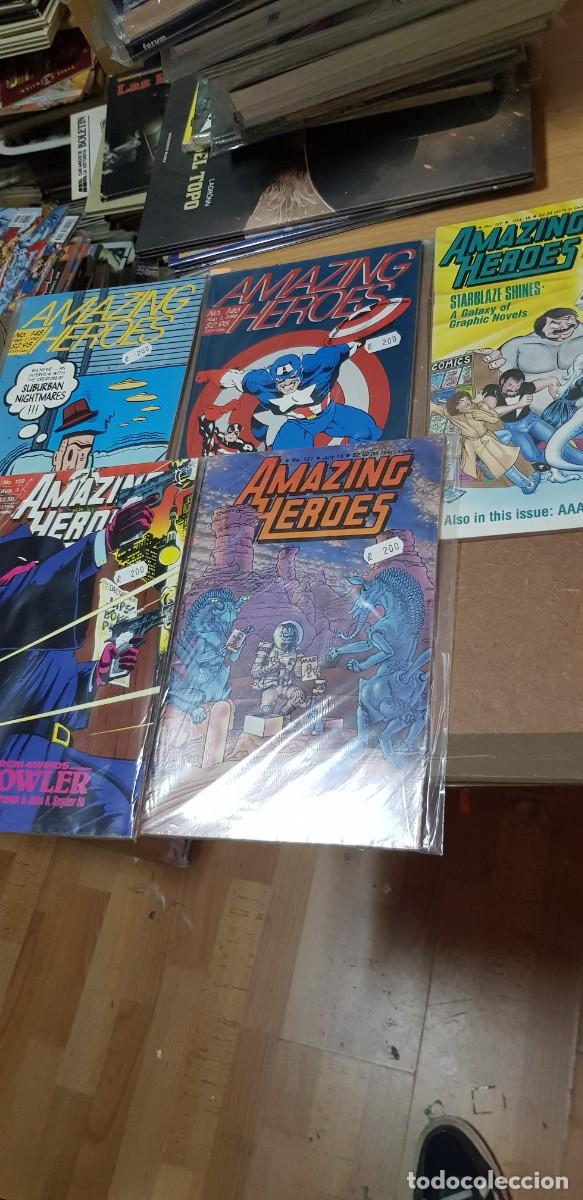 Comics: AMAZING HEROES MAGAZINE U.S.A ( lote 5 numeros ) EN INGLES ( MIRAR DESCRIPCI&Oacute;N)