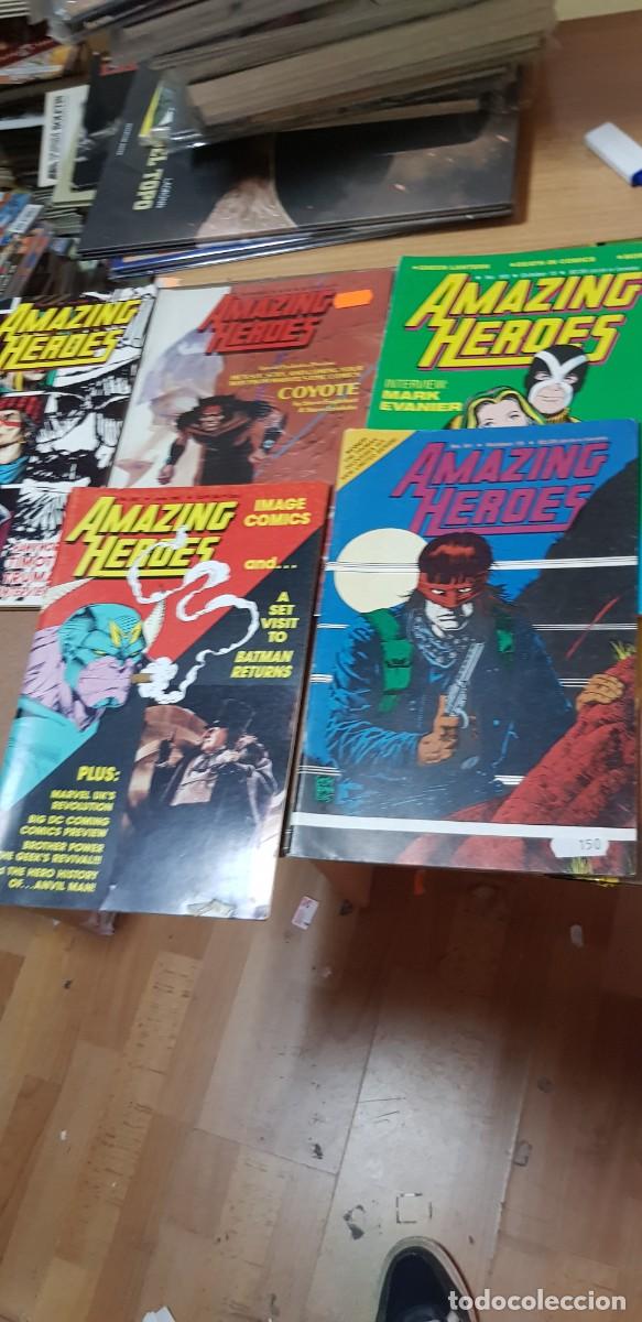 Comics: AMAZING HEROES MAGAZINE U.S.A ( lote 5 numeros ) EN INGLES ( MIRAR DESCRIPCI&Oacute;N)