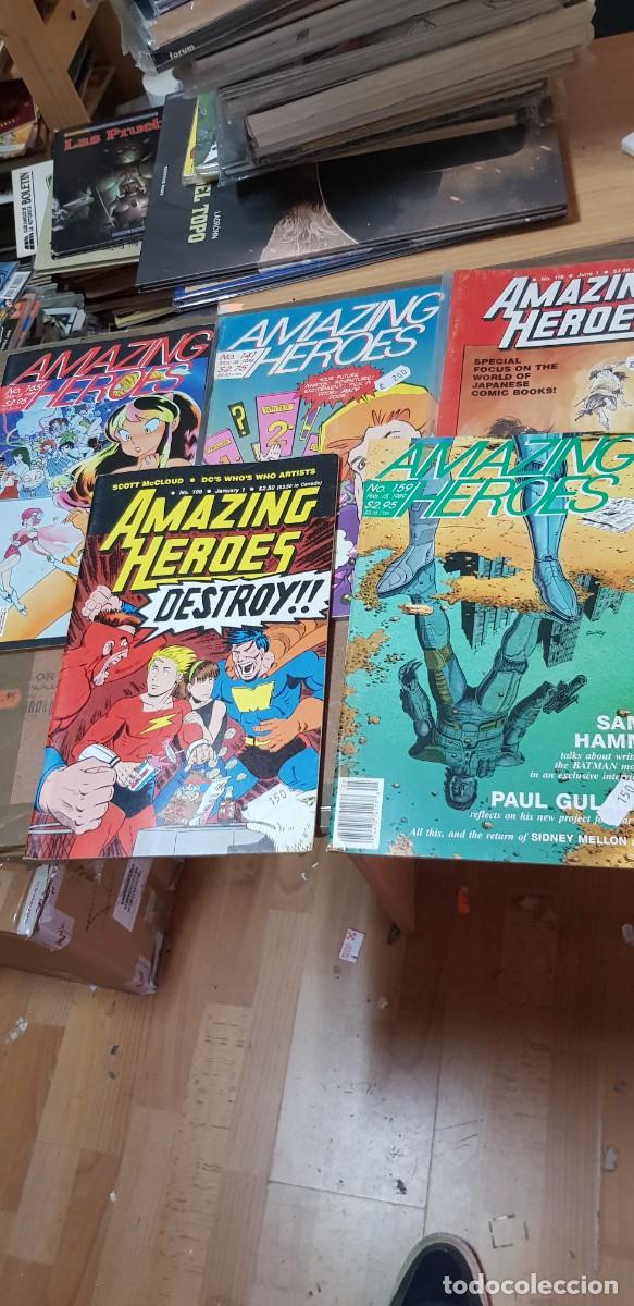 Comics: AMAZING HEROES MAGAZINE U.S.A ( lote 5 numeros ) EN INGLES ( MIRAR DESCRIPCI&Oacute;N)