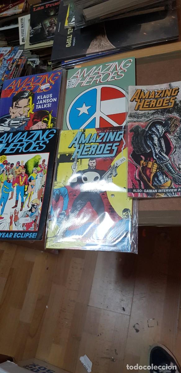 Comics: AMAZING HEROES MAGAZINE U.S.A ( lote 5 numeros ) EN INGLES ( MIRAR DESCRIPCI&Oacute;N)