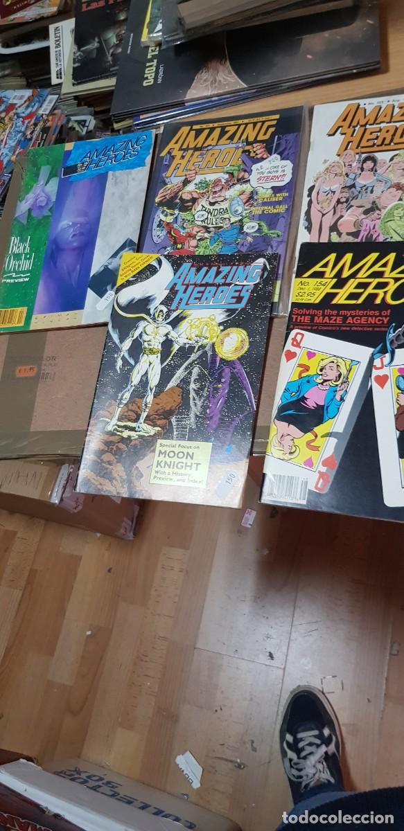 Comics: AMAZING HEROES MAGAZINE U.S.A ( lote 5 numeros ) EN INGLES ( MIRAR DESCRIPCI&Oacute;N)