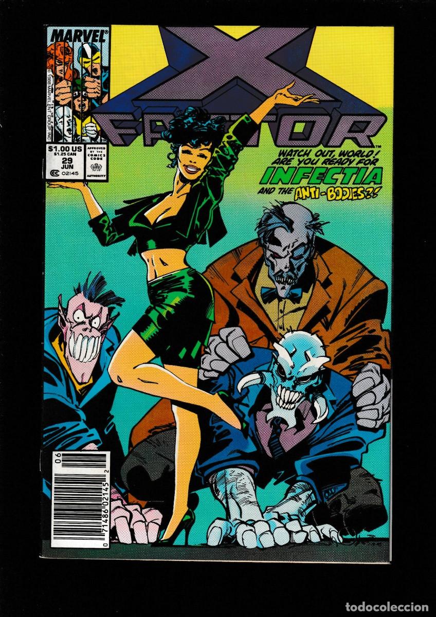 C&oacute;mics: X-FACTOR 29 - MARVEL 1988 VFN+ / WALTER SIMONSON / 1ST INFECTIA - Foto 1