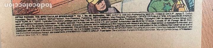 C&oacute;mics: SPIDER MAN Comic Usa, A&ntilde;os 80 - Foto 4