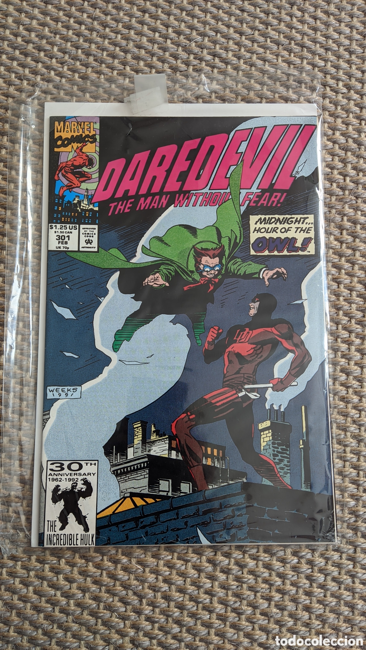 C&oacute;mics: Daredevil 301 Marvel 1992 - Foto 1