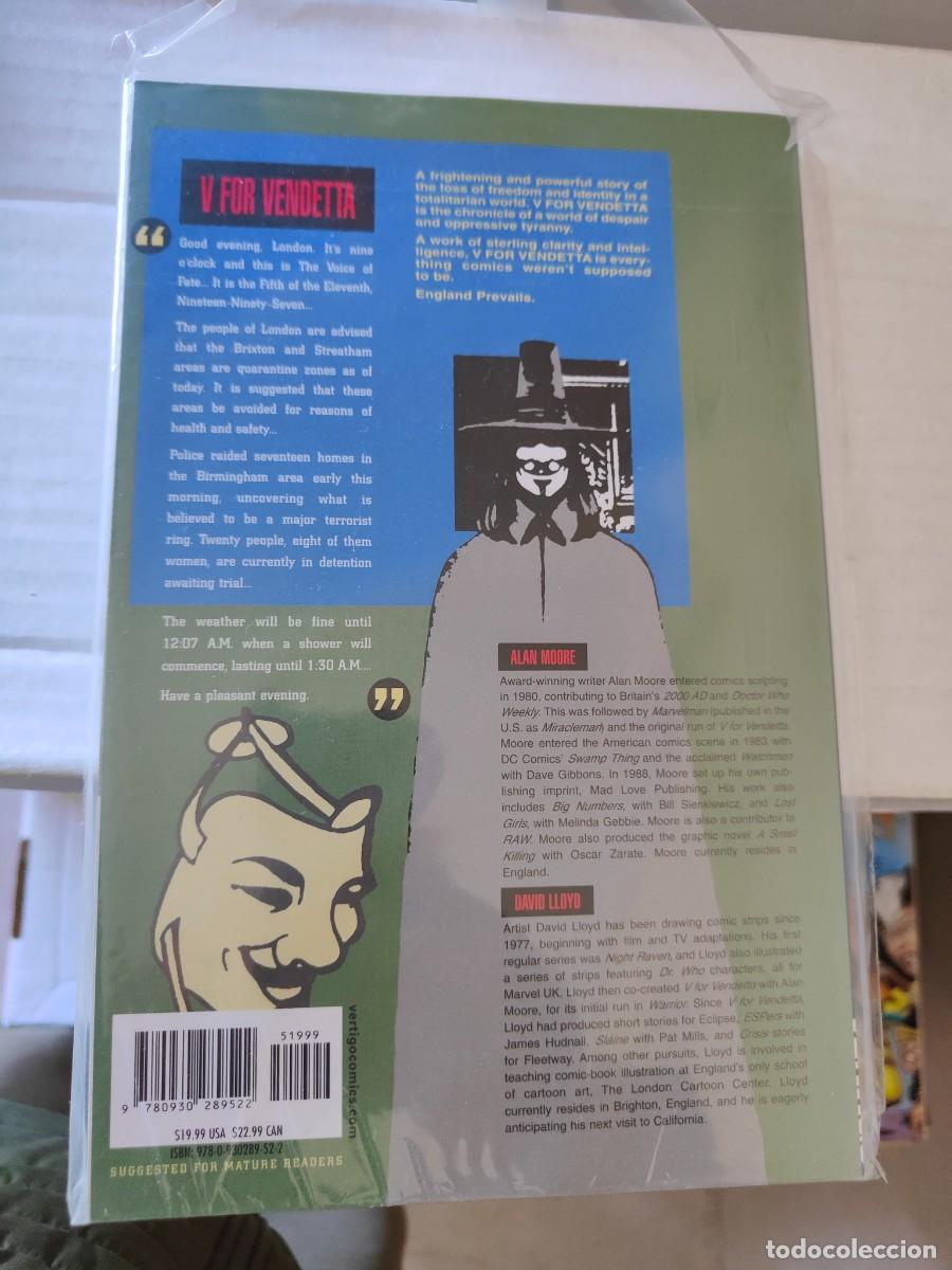 C&oacute;mics: V for Vendetta DC Vertigo TPB Alan Moore David Lloyd 2005 - Foto 2