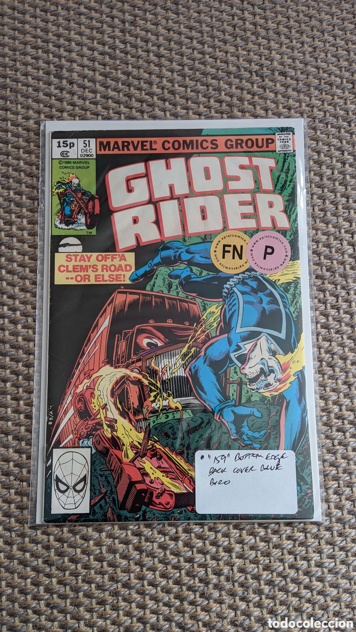 C&oacute;mics: Ghost Rider 51 Marvel 1980 - Foto 1