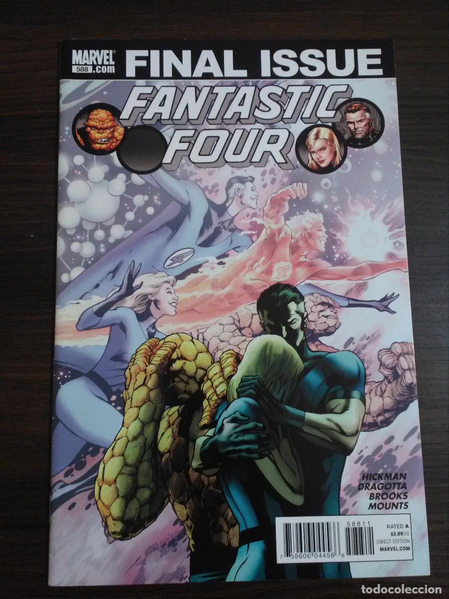 C&oacute;mics: Comic Original USA MARVEL Heroes return Fantastic Four n&ordm; 588 FINAL ISSUE - Foto 1