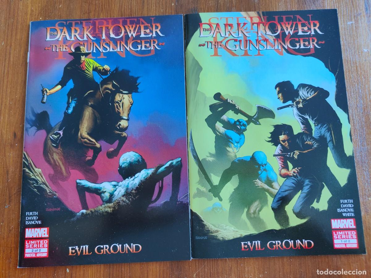 C&oacute;mics: The Dark Tower Stephen King The Gunslinger Evil Ground Complete 1 2 Marvel - Foto 1