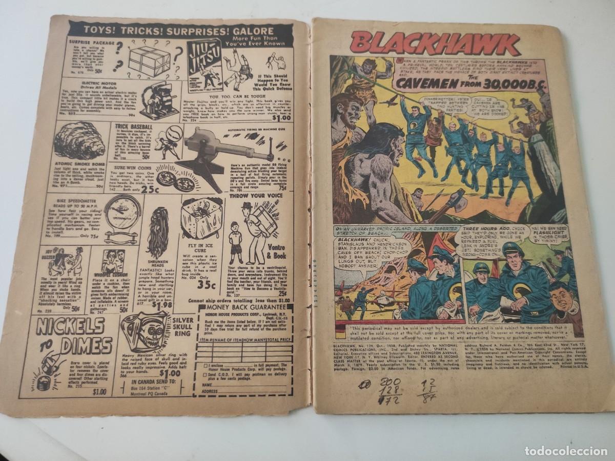 C&oacute;mics: Blackhawk. N&uacute;mero 129. 1958 - Foto 3