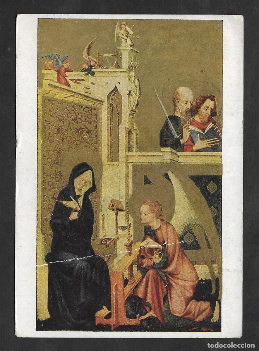 Comics: SD)1969 USA POSTCARD MASTER OF THE HOLY CROSS - ANNUNCIATION OF MARY, 2 STAMPS OF WASHINGTON 5C, AIR