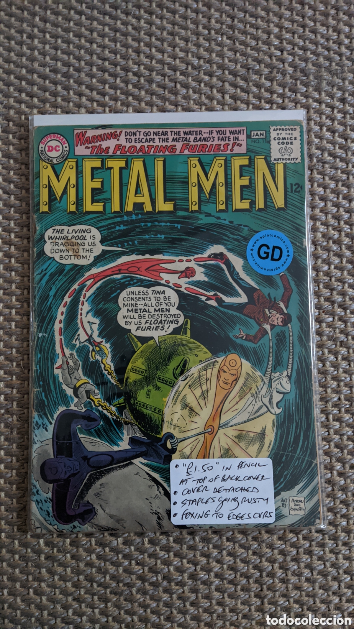 C&oacute;mics: Metal Men 11 DC 1965 - Foto 1
