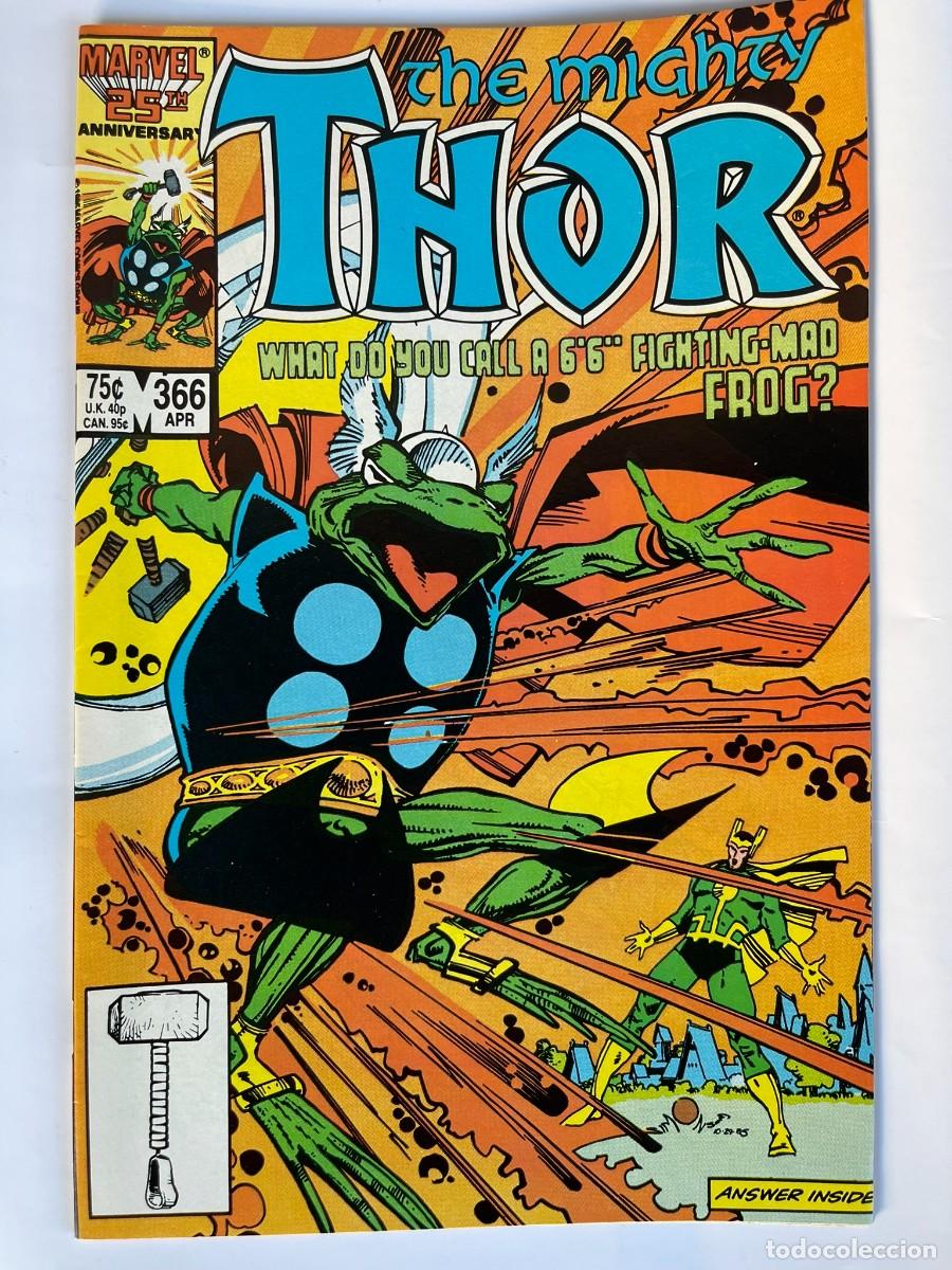 C&oacute;mics: THE MIGHTY THOR #366 LOKI MARVEL 1985 WALTER SIMONSON VF - Foto 1