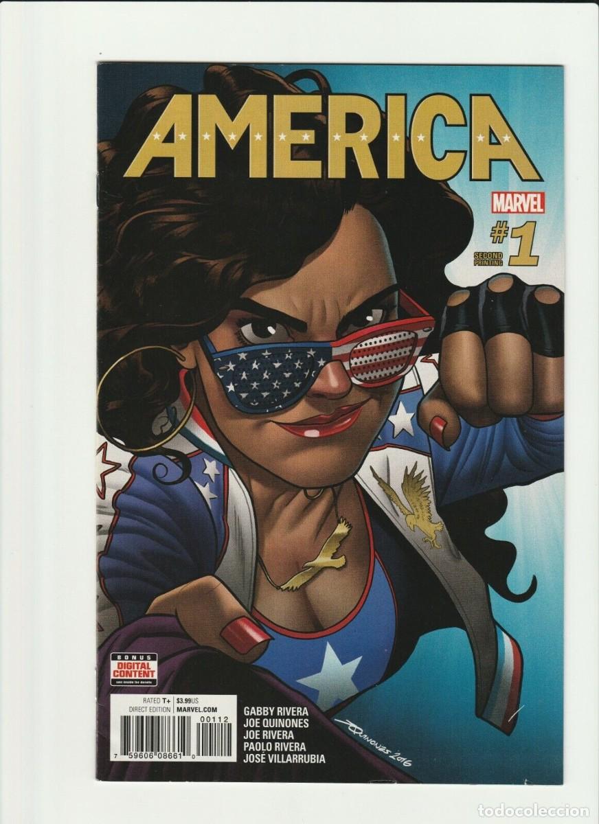 C&oacute;mics: America #1 America Chavez Marvel Comics - Foto 1