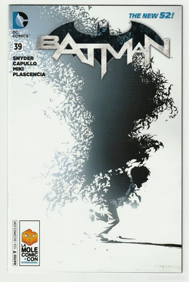 C&oacute;mics: Batman #39 La Mole Exclusive Variant Greg Capullo Cover 2016 - Foto 1