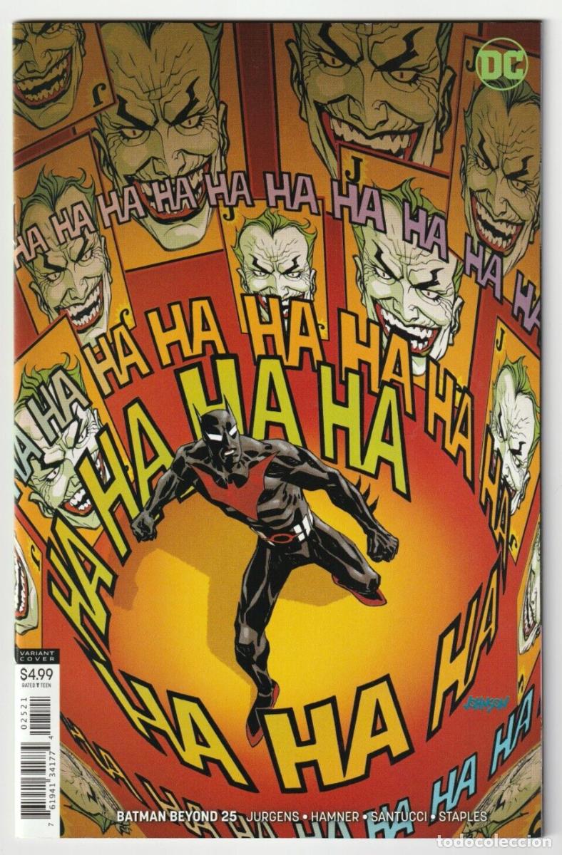 C&oacute;mics: Batman Beyond #25 Johnson Variant 1st Elainna Grayson - Foto 1