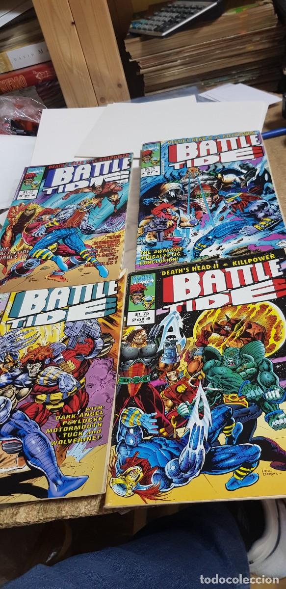 Comics: BATTLE TIDE vol 1. ns. 1, 2, 3, 4 ( COMPLETA 4 numeros MARVEL UK INGLES)