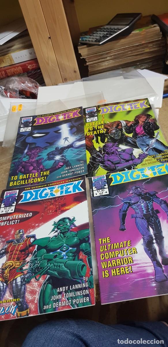 Comics: DIGITEK . vol 1. ns. 1, 2, 3, 4, ( COMPLETA 4 numeros MARVEL UK INGLES)