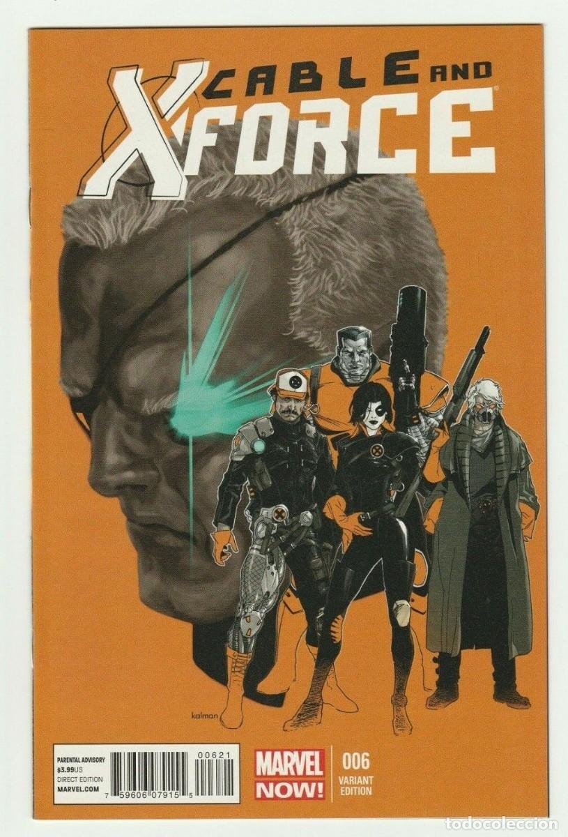 C&oacute;mics: Cable and X-Force #6 Andrasofszky 1.50 Variant Marvel Comics 2013 - Foto 1