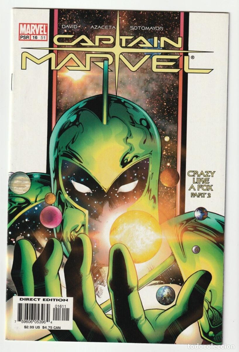 C&oacute;mics: Captain Marvel #16 1st app Phyla Vell Marvel Comics 2004 - Foto 1